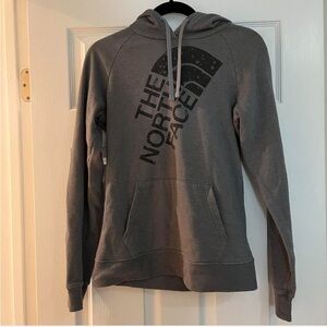 Grey North Face hoodie